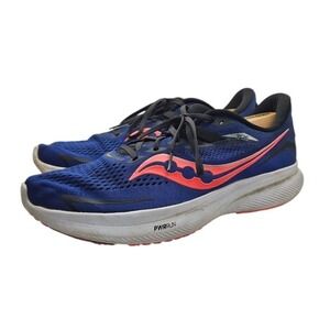 Saucony Running Shoes Sneakers Mens Size 12 Blue Orange Ride 15 Casual S20729-16